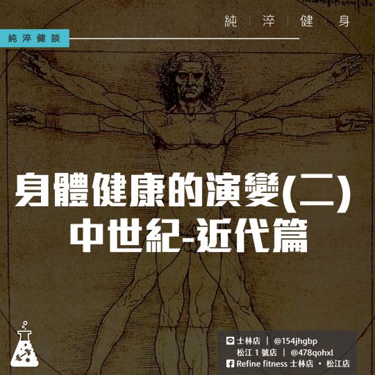 身體健康的演變(二) 中世紀-近代篇