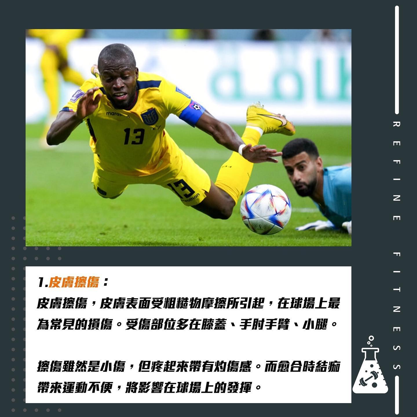 足球是高度危險運動！