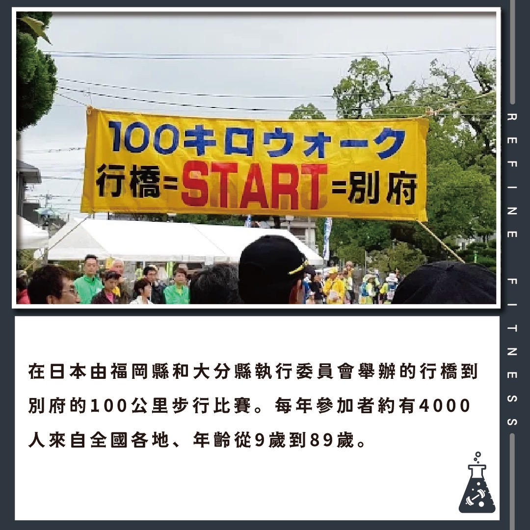 行橋→別府百公里步行比賽